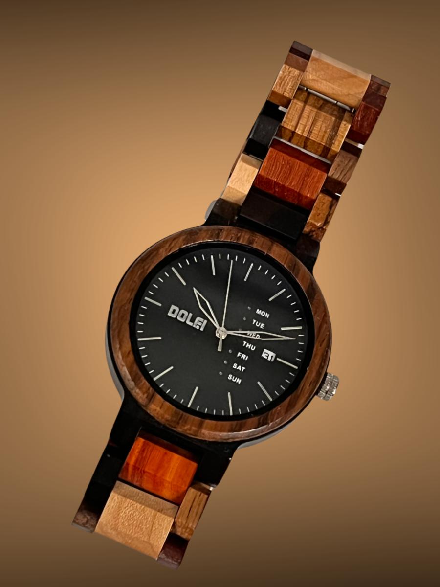 Holz-Männerruhr Modell Silvano