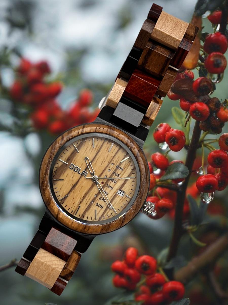 Montre en bois pour femme Modèle Rosaria