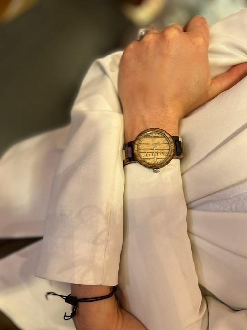 Montre en bois pour femme Modèle Rosaria