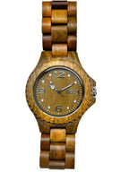Montre unisexe en bois naturel, modèle Dobbie