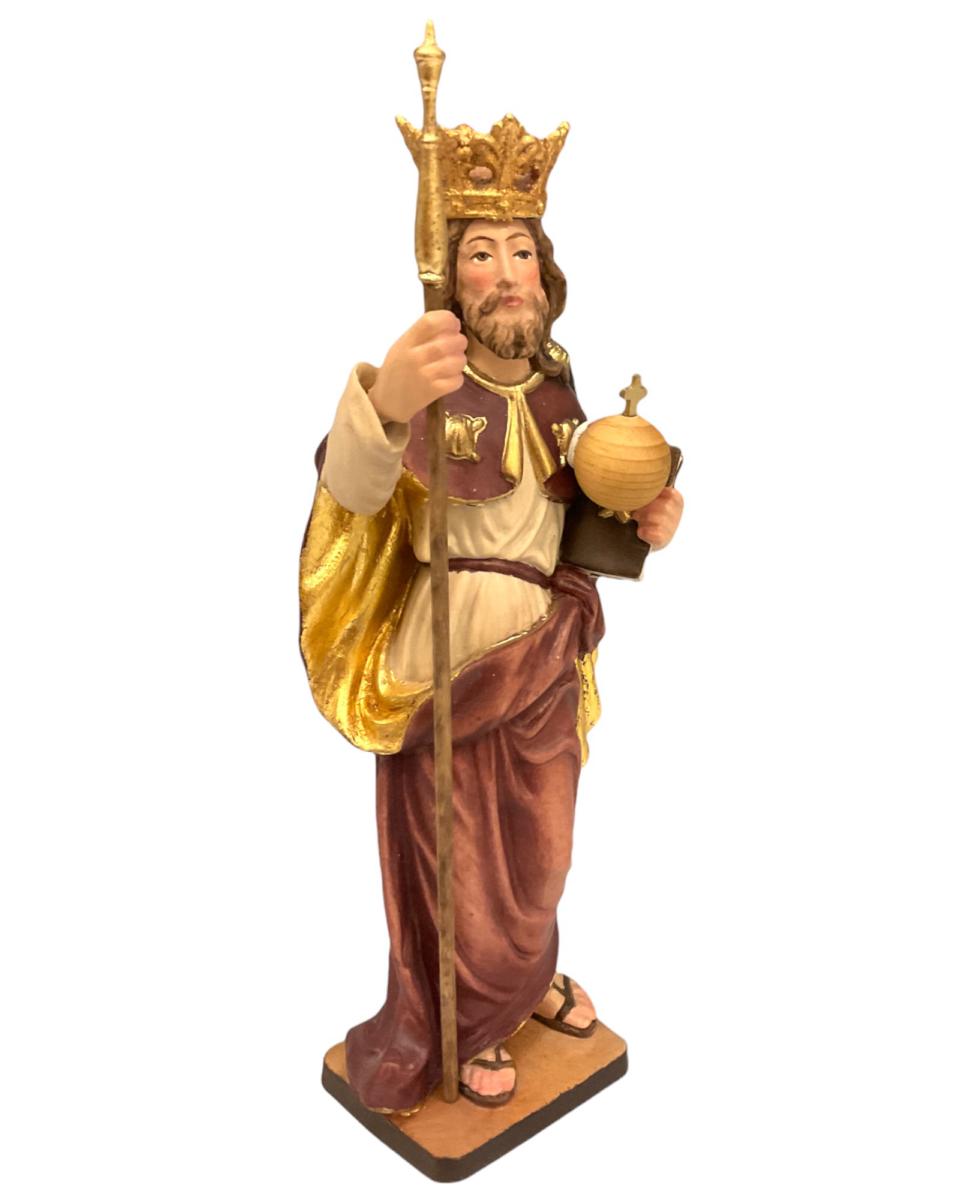 Statue de Saint-Henri avec sceptre et globe