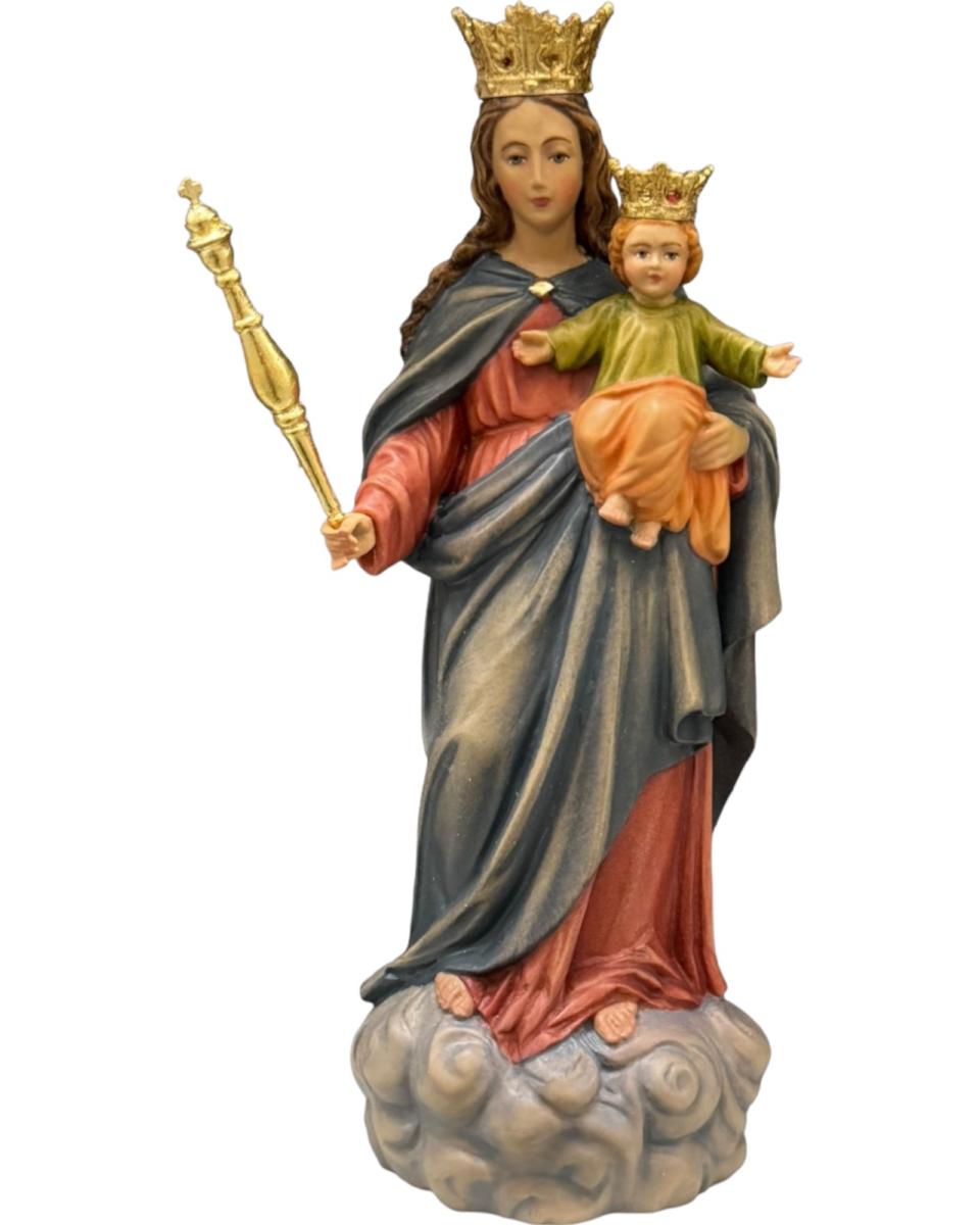 Marie Auxiliatrice sculptée en bois