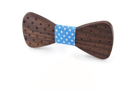 Nœud papillon enfant bleu
