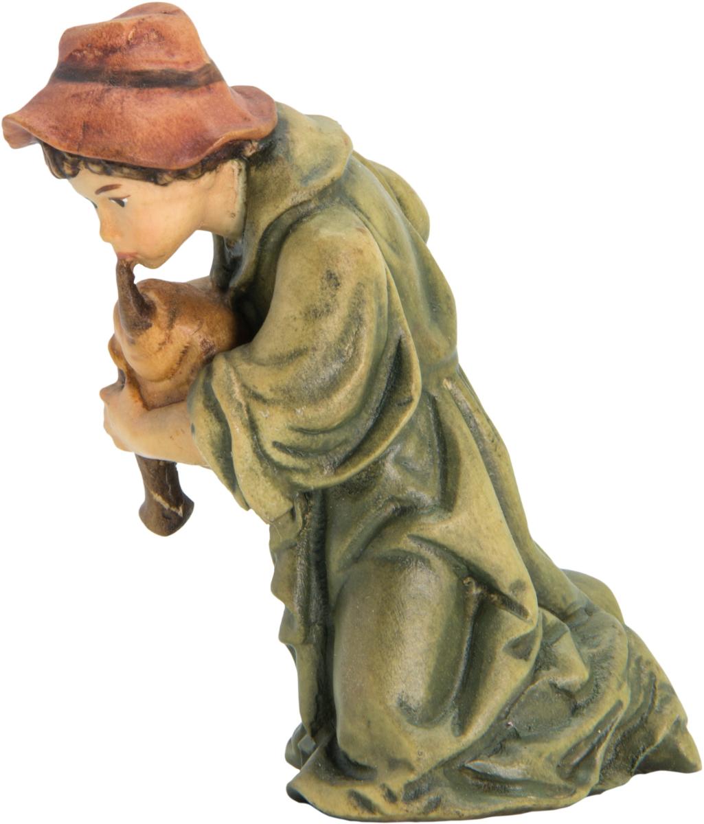 Berger à genoux avec cornemuse en bois