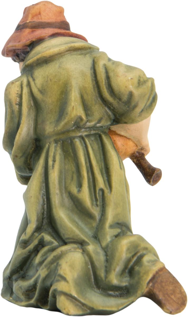 Berger à genoux avec cornemuse en bois