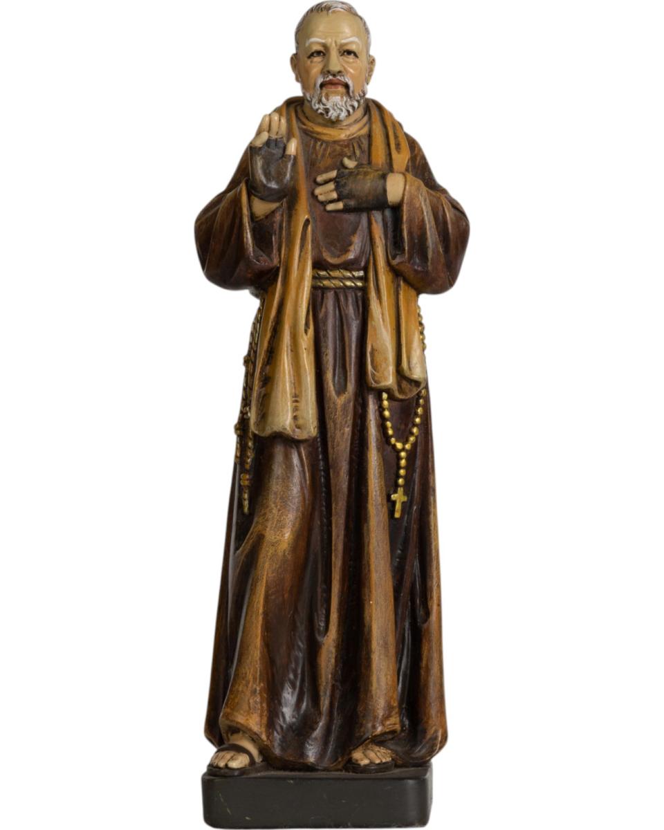 Padre Pio de Pietrelcina en pulpe de bois