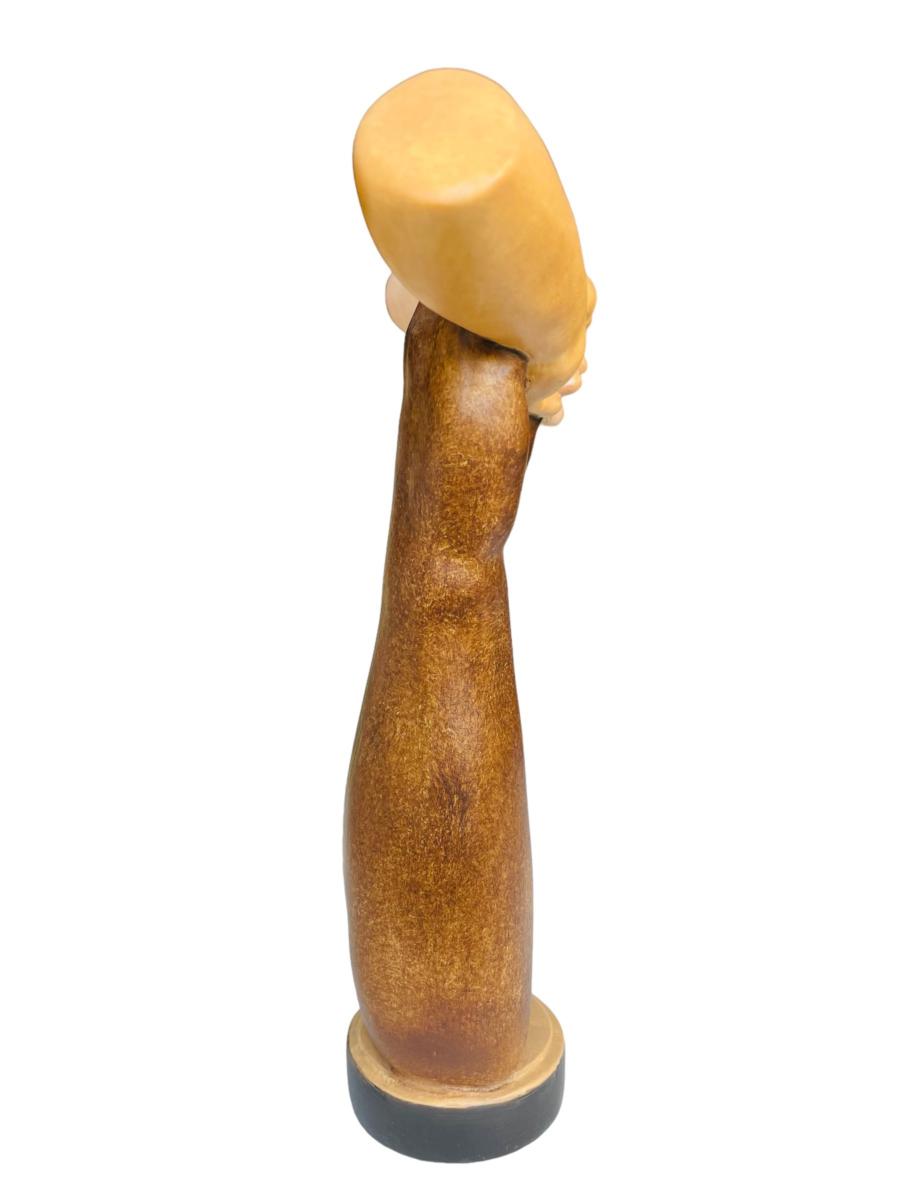 Tau-Friedenskreuz aus Holz - mit Ölfarben lasiert