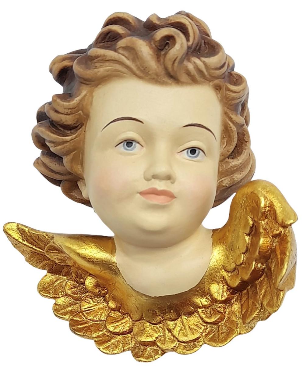 Tête d'ange en bois vers la gauche