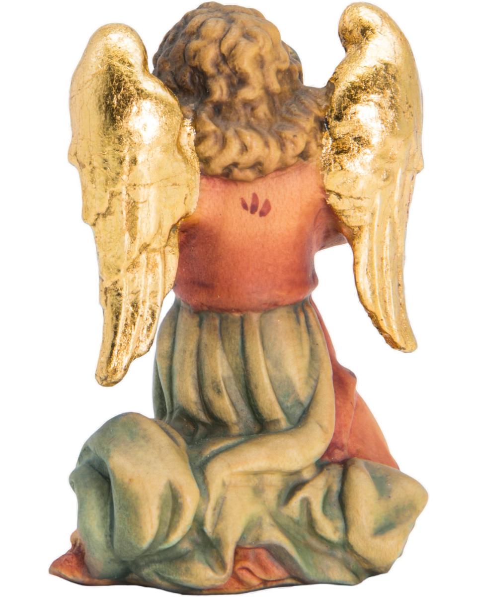 Ange avec trompette en bois