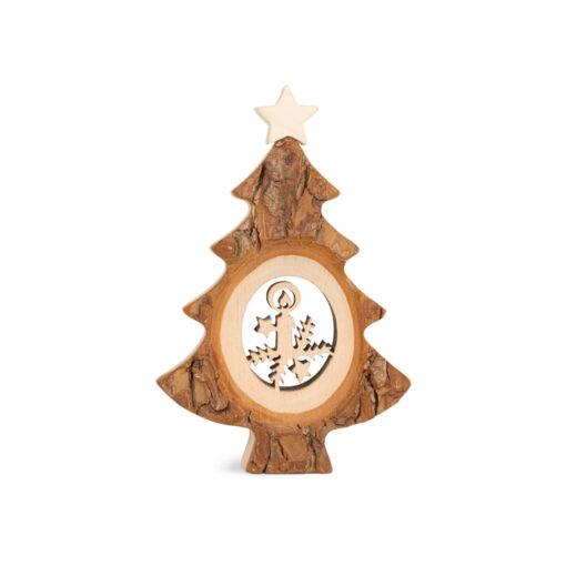 Weihnachtsbaum mit Kerzenlasermotiv