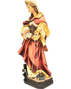 Sainte Julienne avec le diable enchaîné