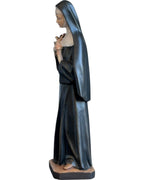Statue en bois de Sainte Rita de Cascia