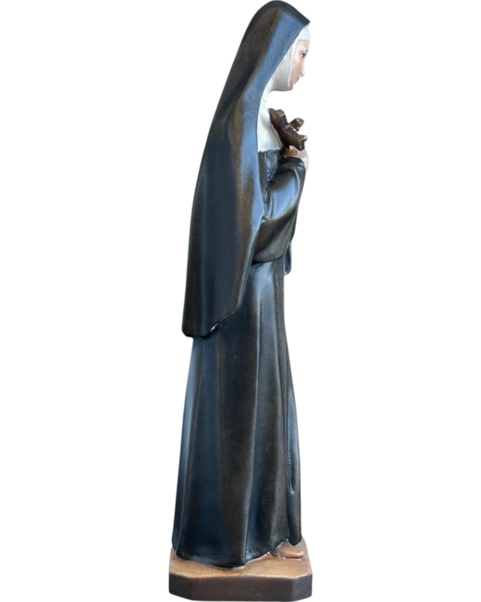 Statue en bois de Sainte Rita de Cascia