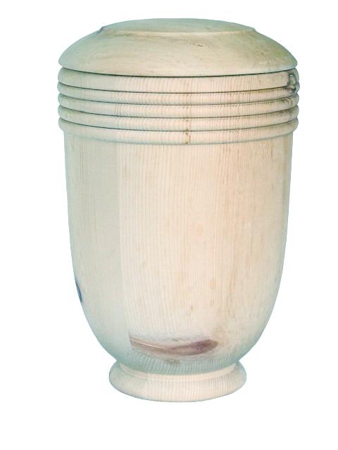 Handgefertigte Holz-Urne