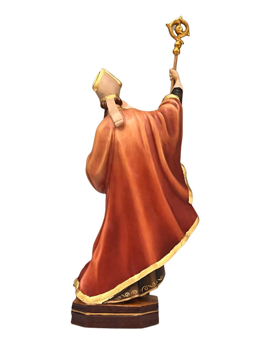 Statue de Saint Elmstad en bois d'érable
