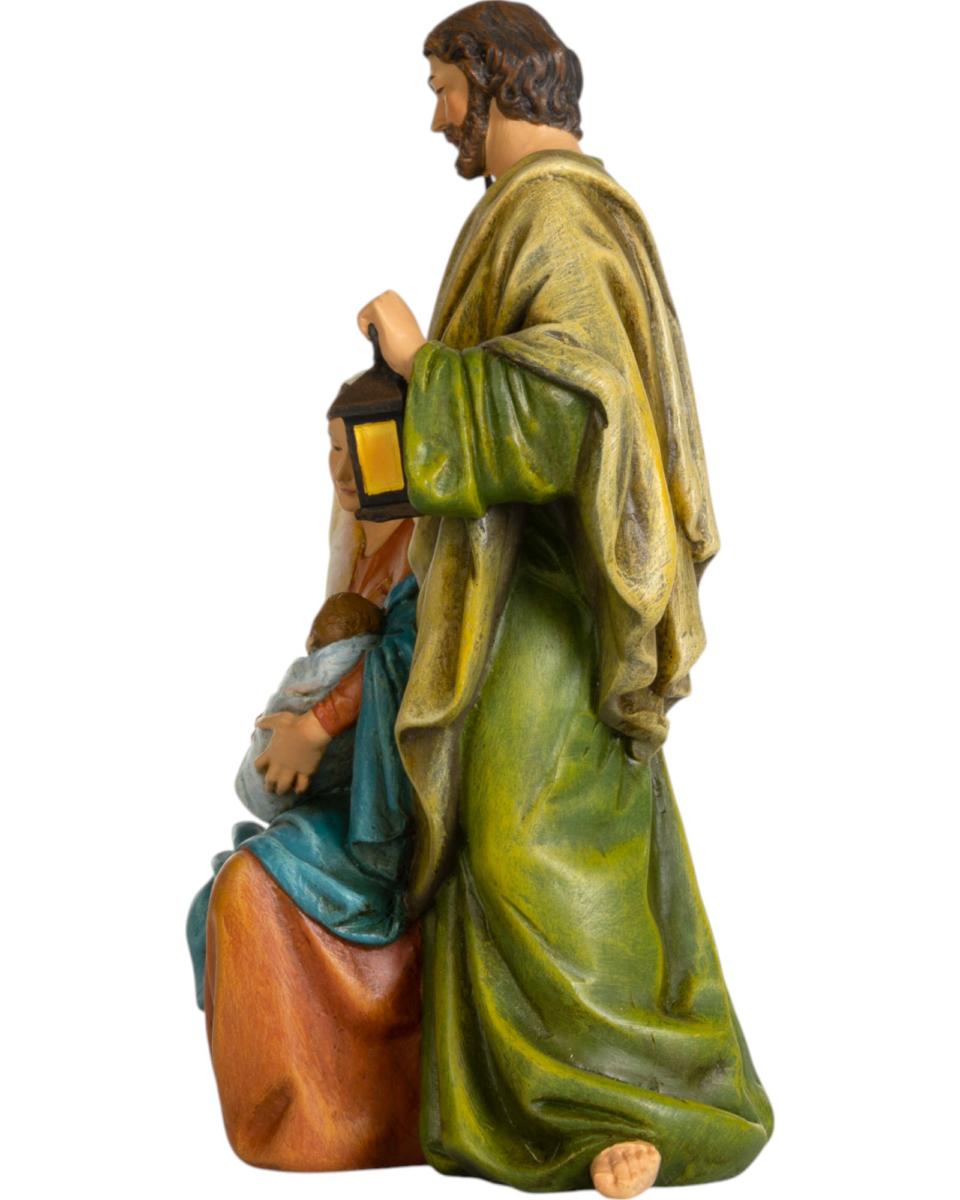 Nativité en pâte de bois