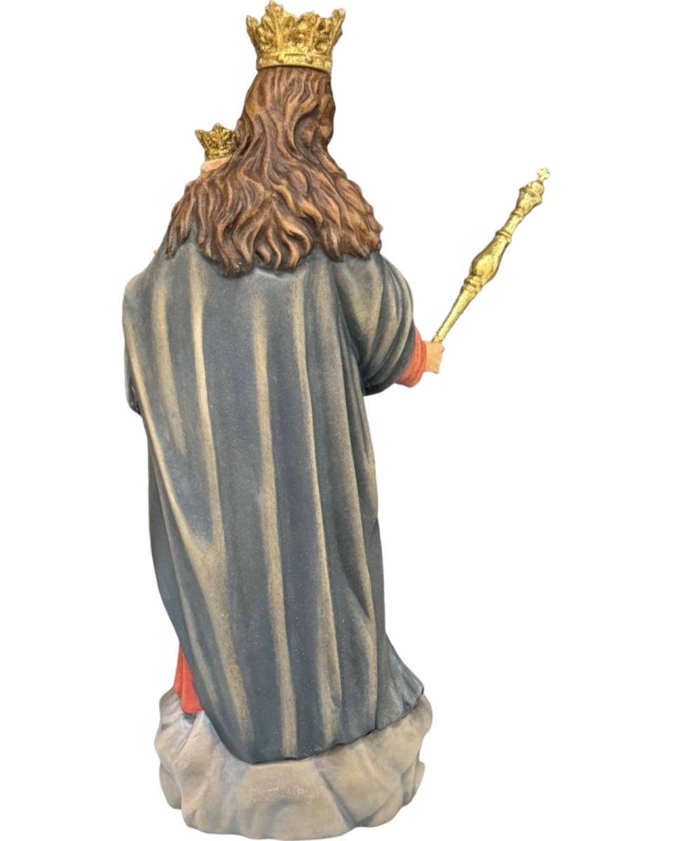 Maria Hilfe der Christen aus Ahornholhz geschnitzt - mit Ölfarben lasiert