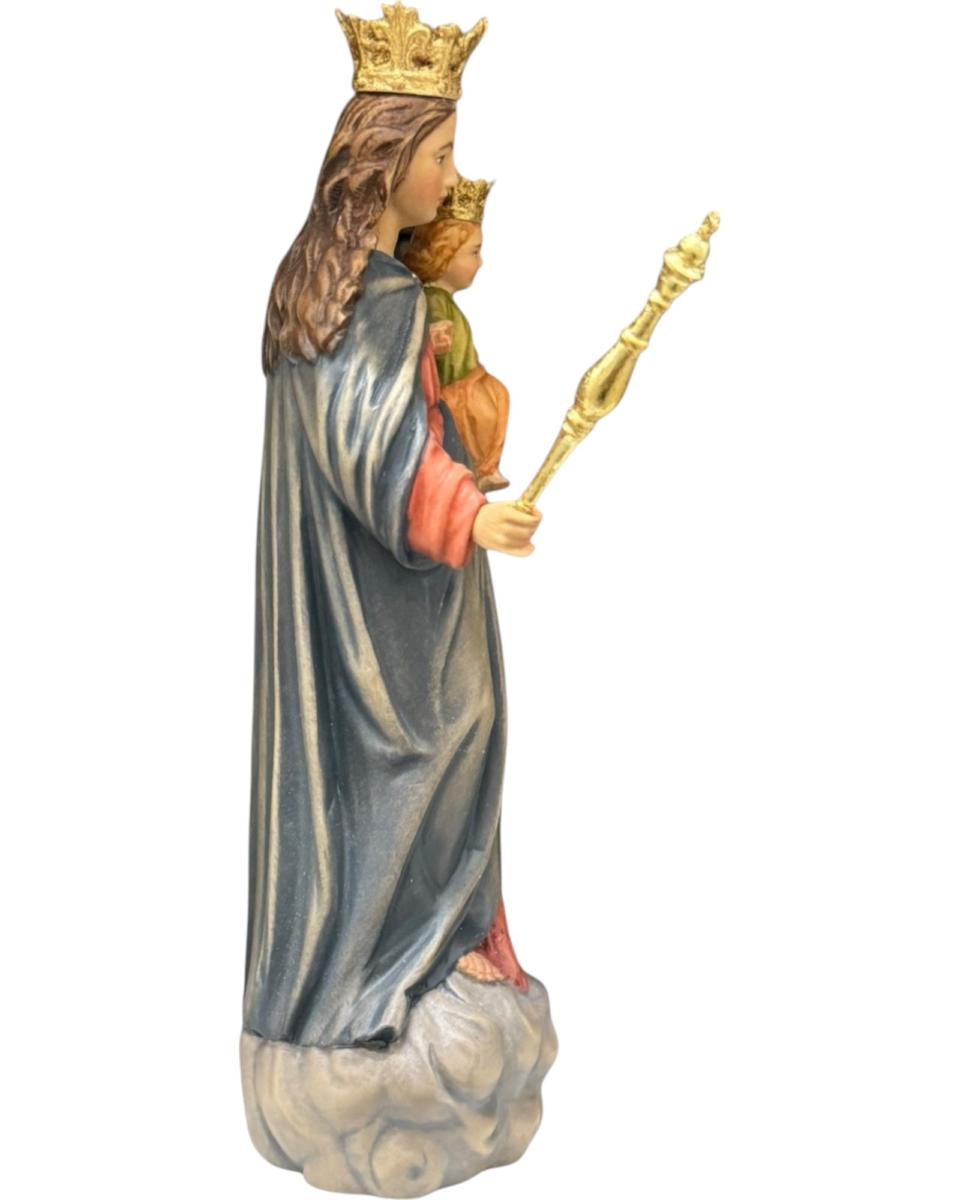 Maria Hilfe der Christen aus Ahornholhz geschnitzt - mit Ölfarben lasiert