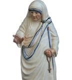 Statue en bois de Mère Teresa de Calcutta