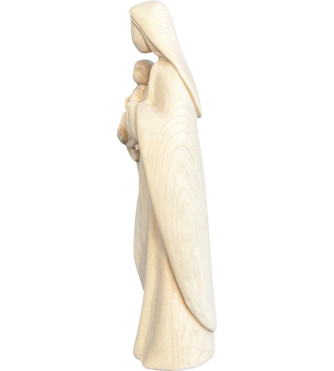 Mutter mit Kind  aus Holz - Natur