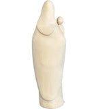Vierge à l'enfant, style moderne en bois
