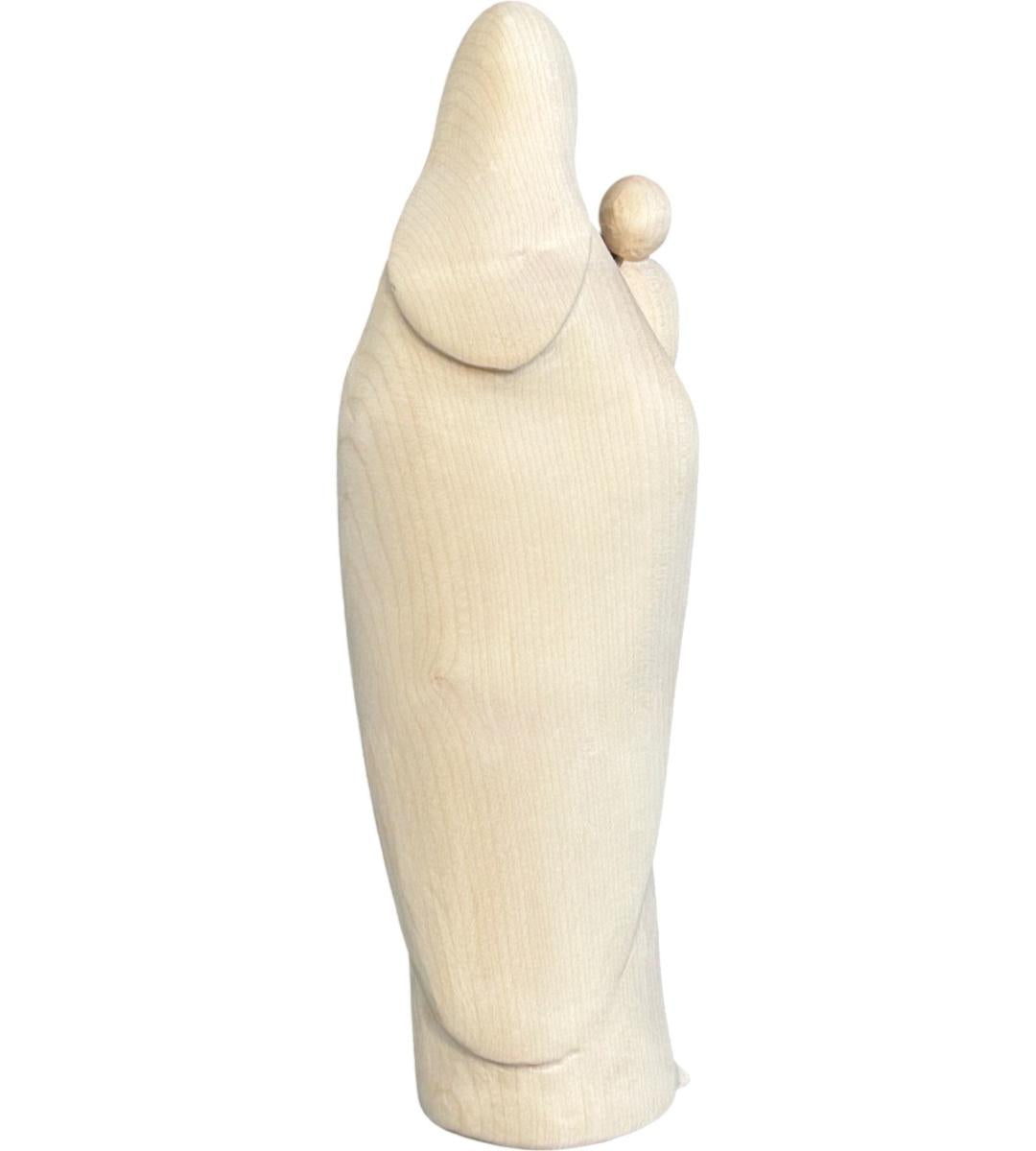 Mutter mit Kind  aus Holz - Natur