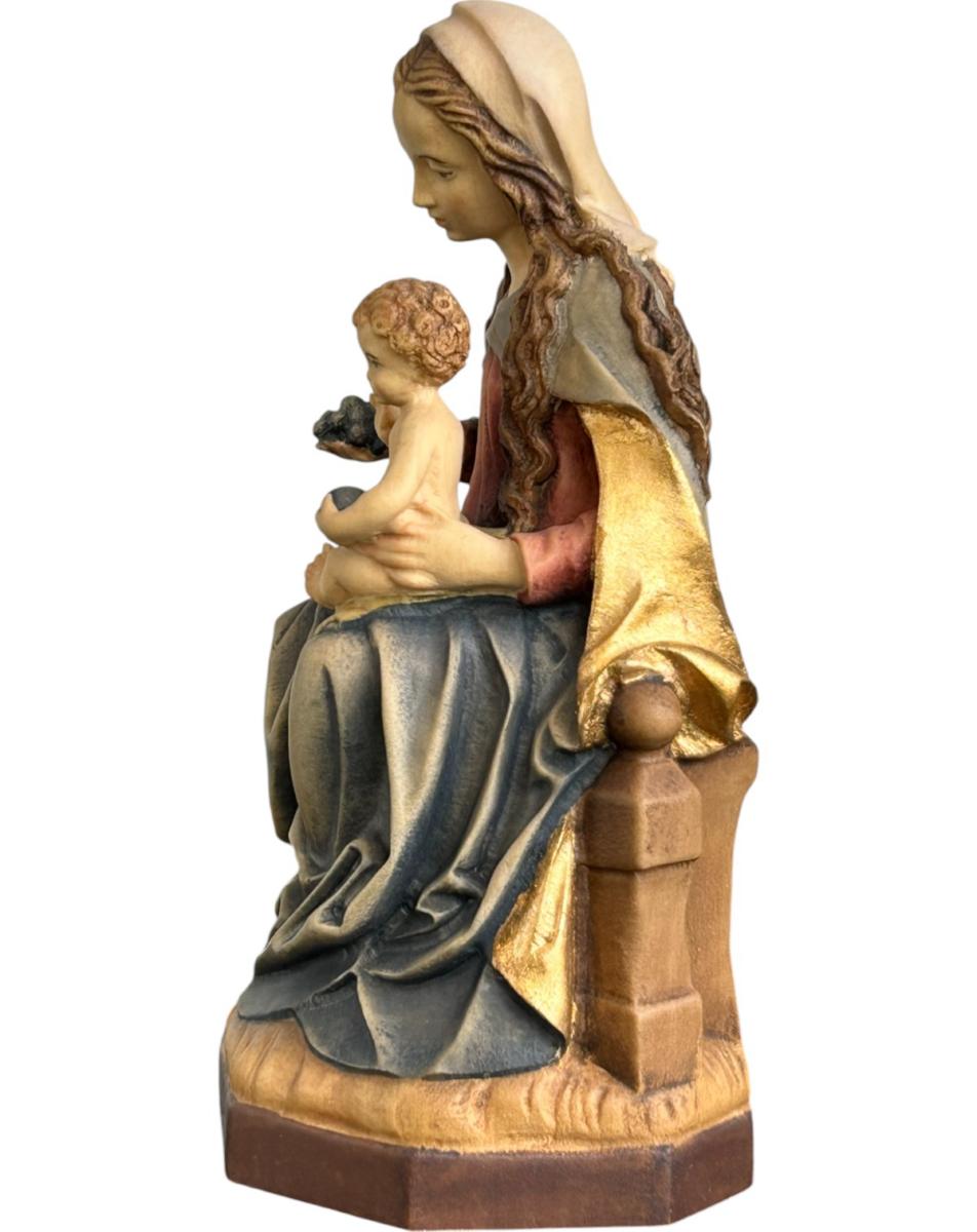 Madonna des Lichtes aus Holz - mit Ölfarben lasiert