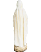 Vierge de Lourdes statue en bois