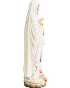 Vierge de Lourdes statue en bois