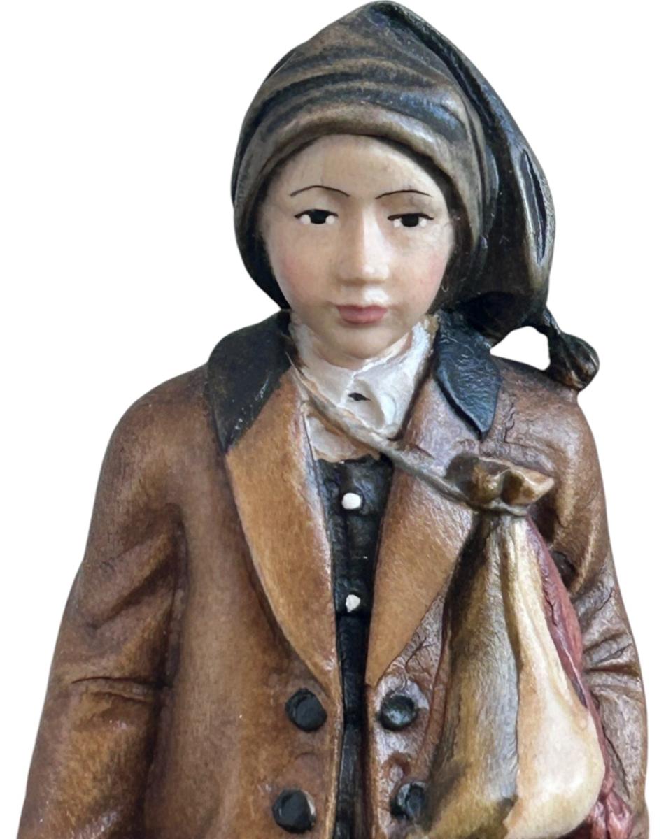 Heiliger Francisco aus Fatima in Holz - mit Ölfarben lasiert