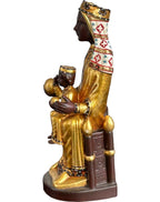 La Vierge Noire de Monserrat en bois