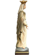 Vierge Marie miraculeuse avec couronne en bois