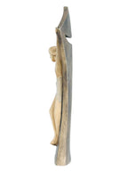 Croix Moderne en Bois de Frêne