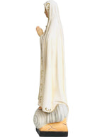 Notre Dame de Fatima pèlerin statue en bois