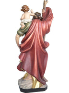 Saint Christophe sculpté en bois d'érable