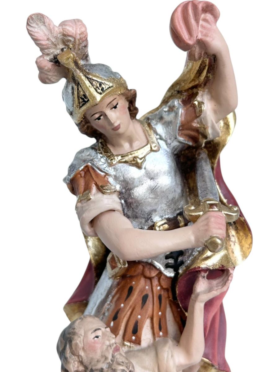 St. Martin sculpté dans du bois d'érable