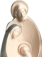 Sacra famiglia classica di legno - colorato a olio