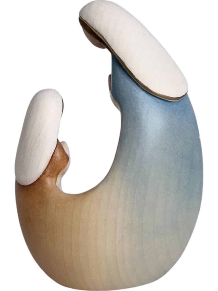 Madone avec Bernadette en bois