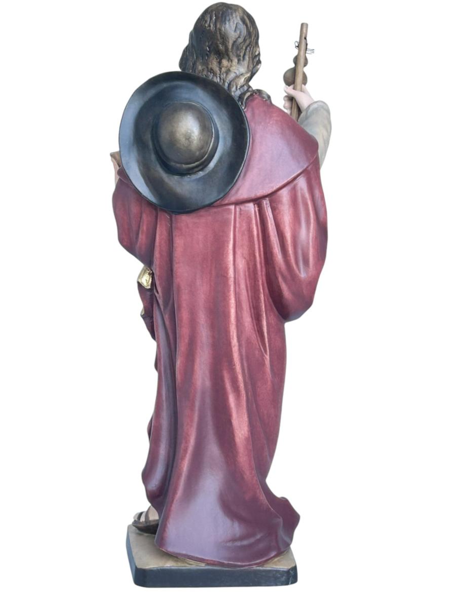 Saint Jacques de Compostelle, sculpté en bois