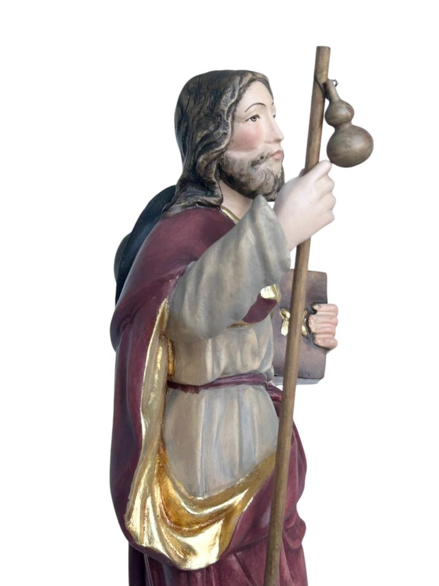 Saint Jacques de Compostelle, sculpté en bois