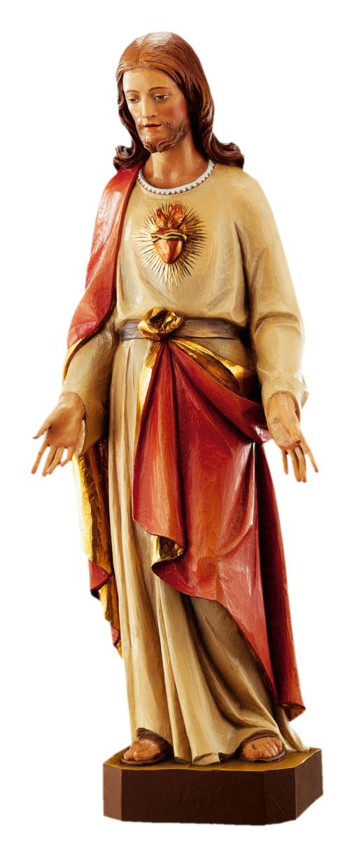 Herz Jesus - mit Ölfarben lasiert
