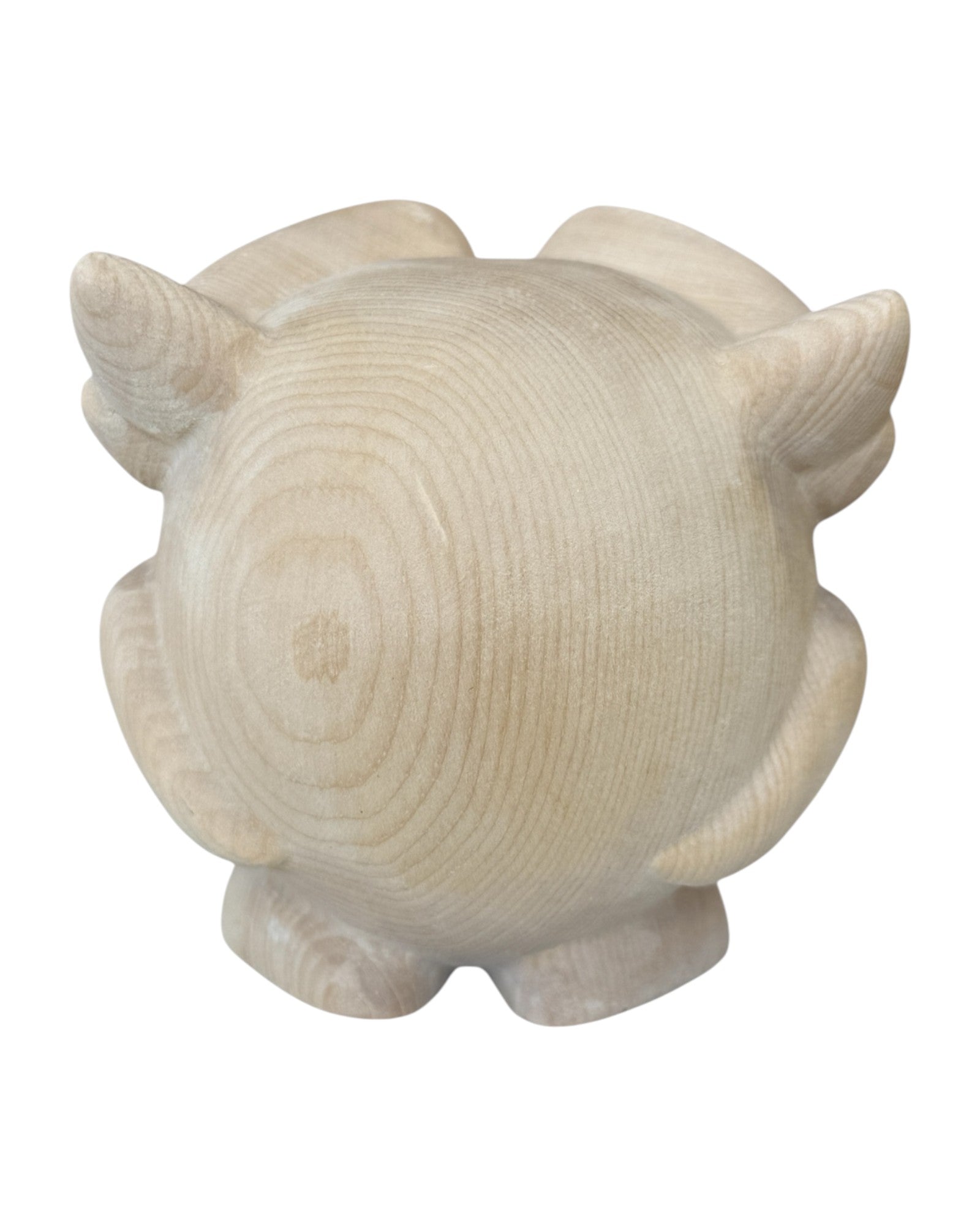 Gufo in legno porta fortuna