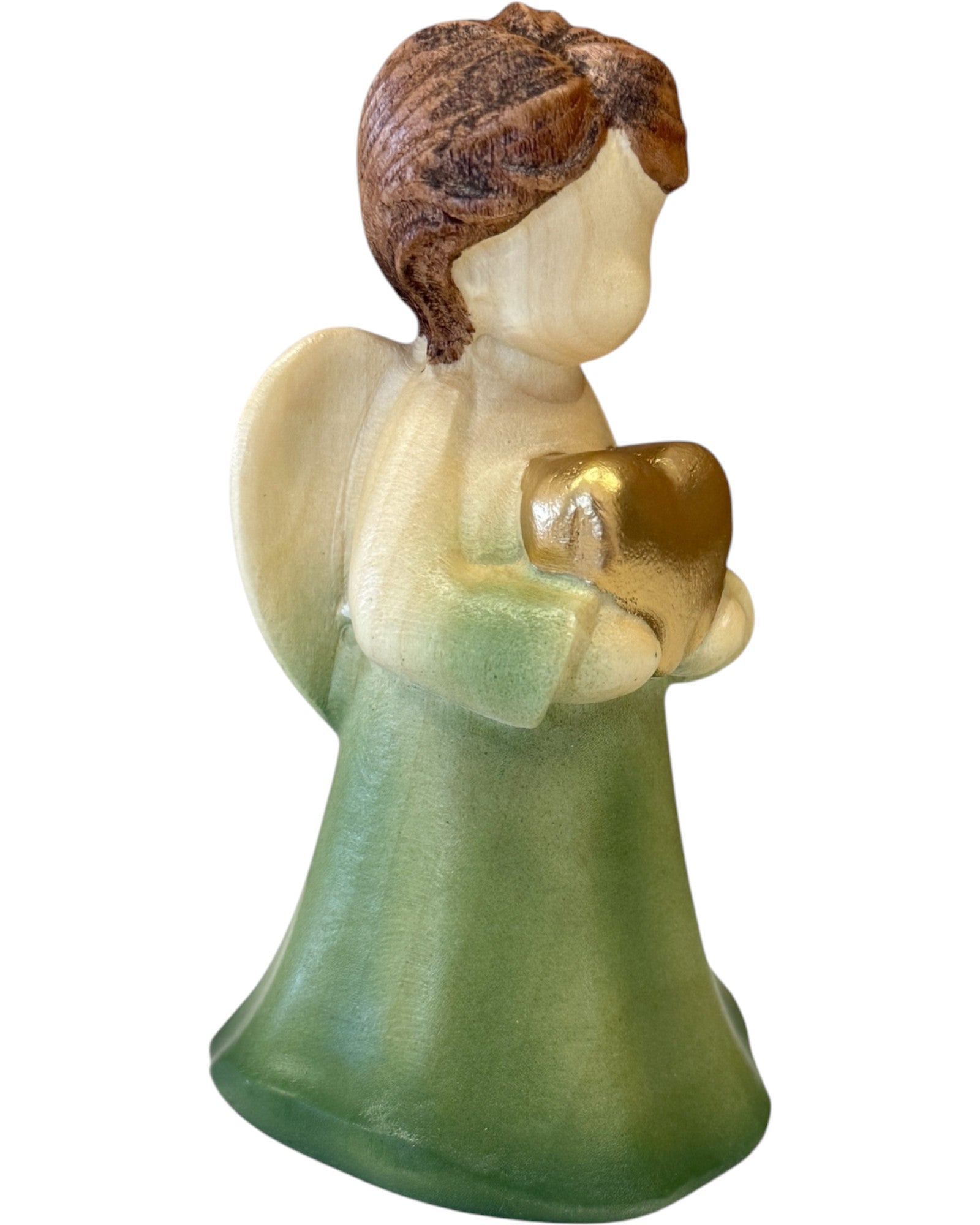 Angel of the Heart – Modern Wooden Sculpture