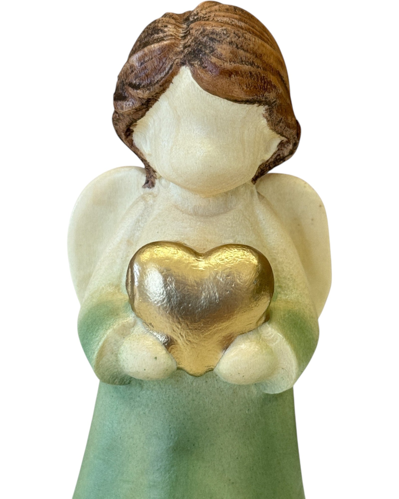 Angel of the Heart – Modern Wooden Sculpture