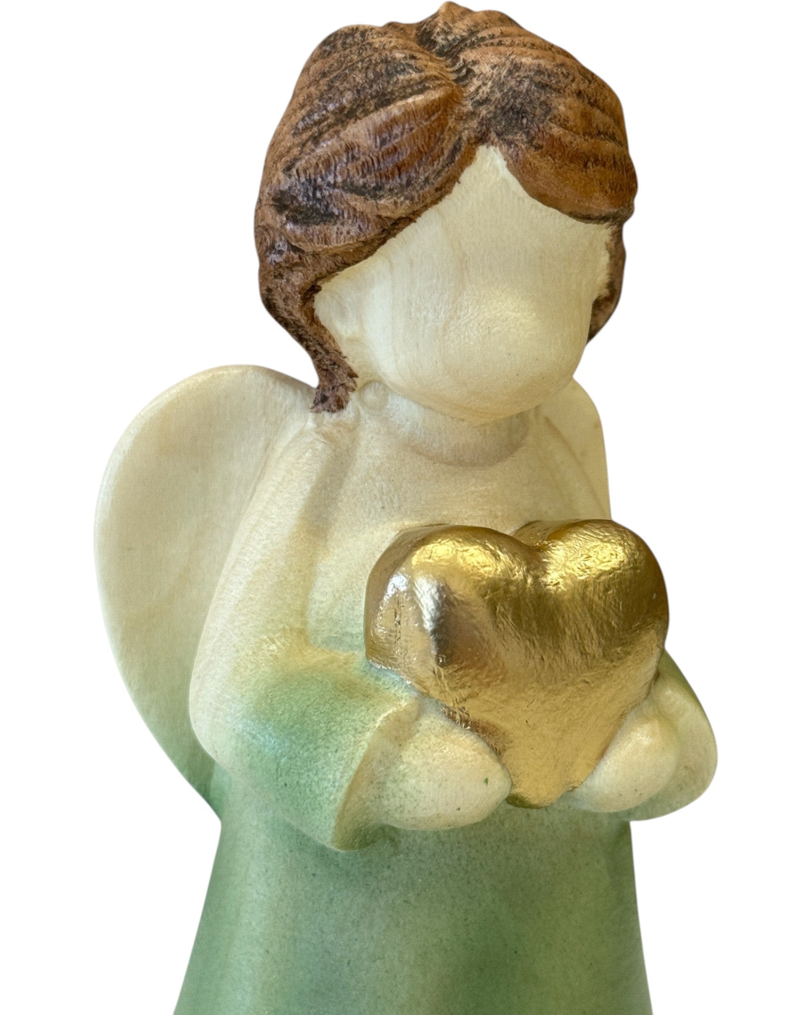 Angel of the Heart – Modern Wooden Sculpture