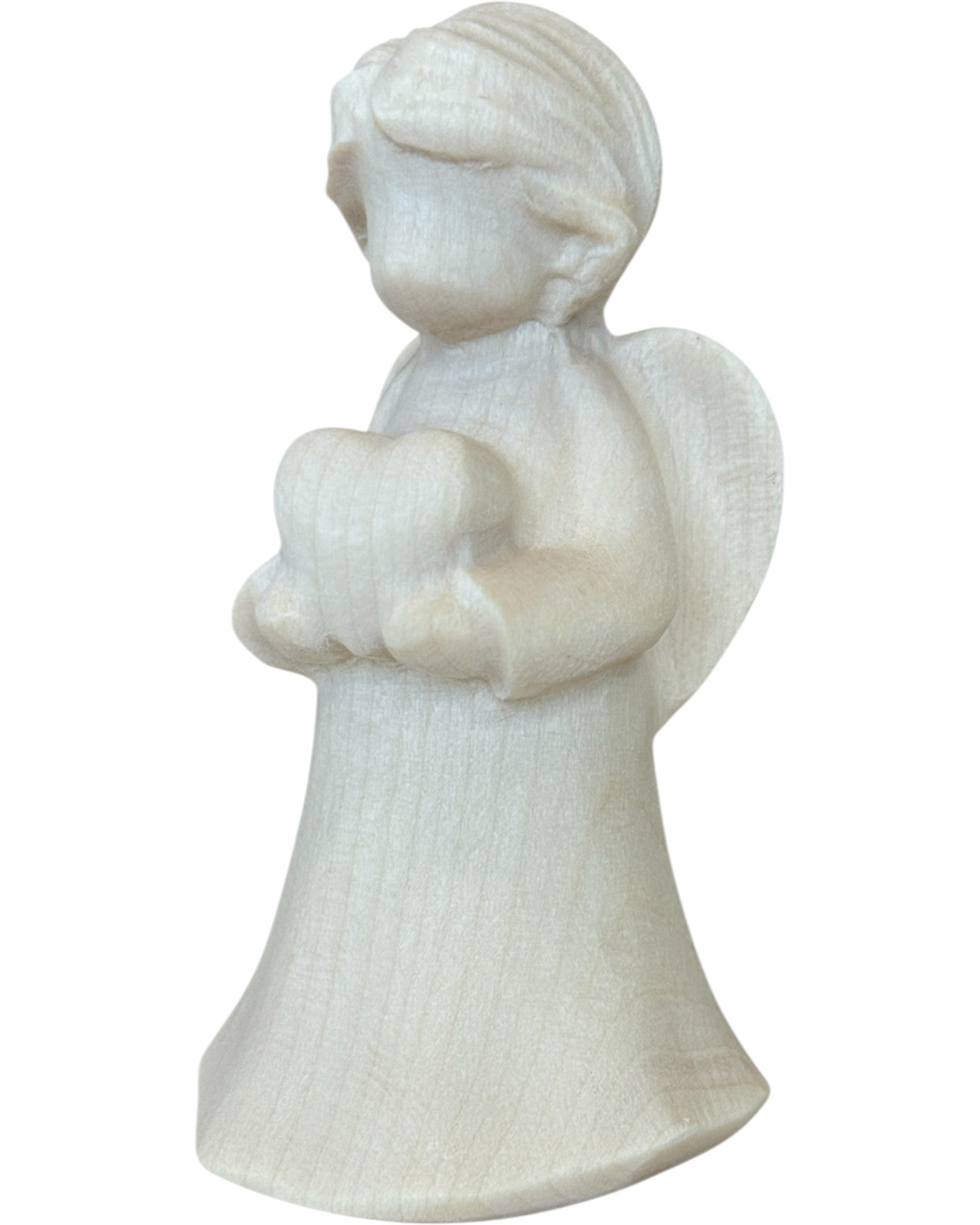 Angel of the Heart – Modern Wooden Sculpture