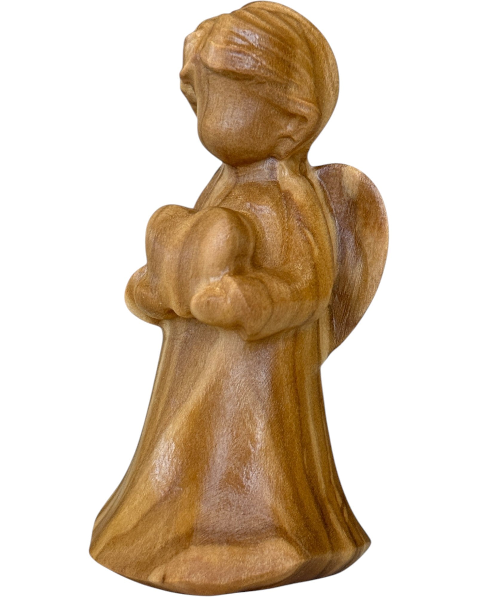 Angel of the Heart – Modern Wooden Sculpture
