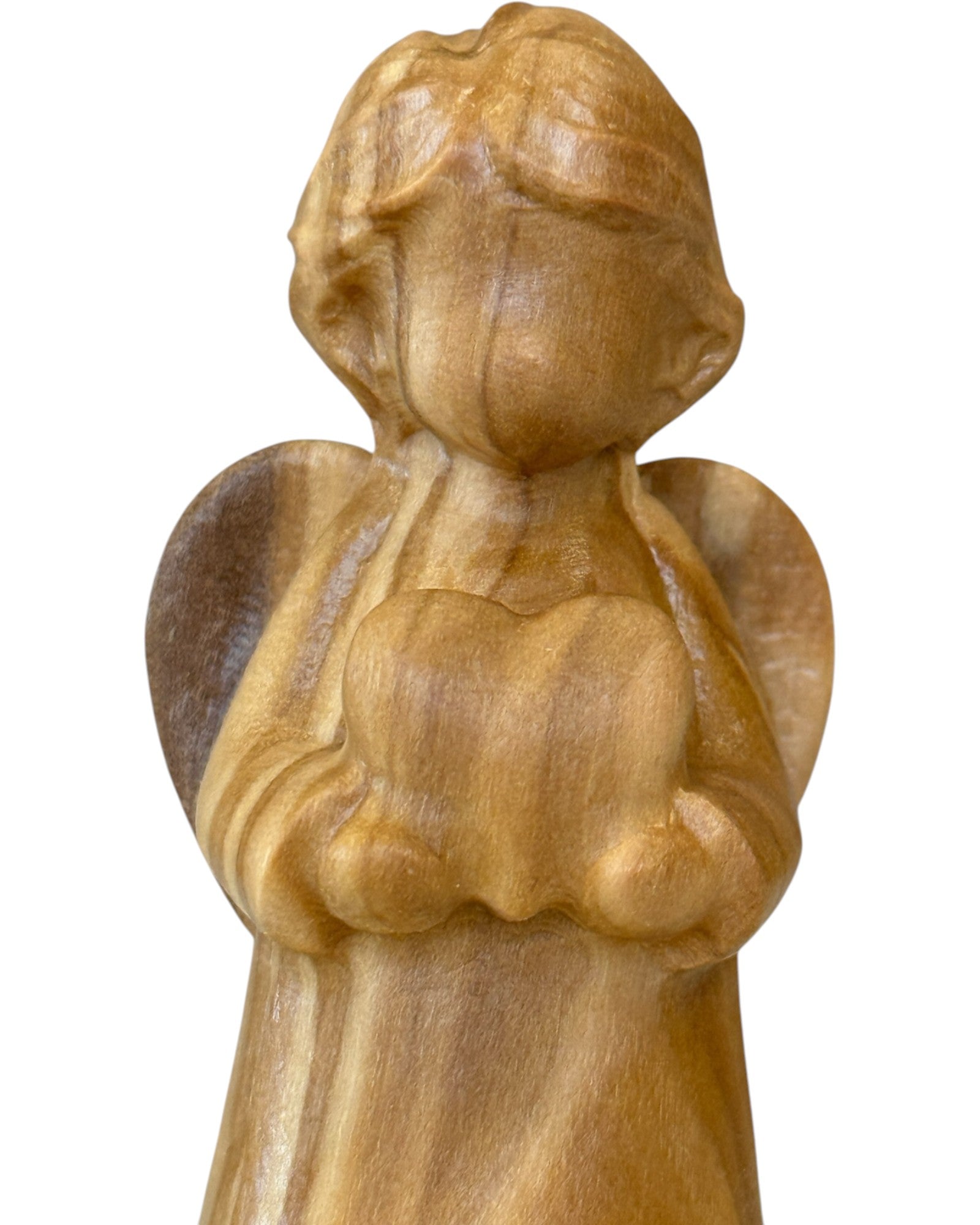 Angel of the Heart – Modern Wooden Sculpture