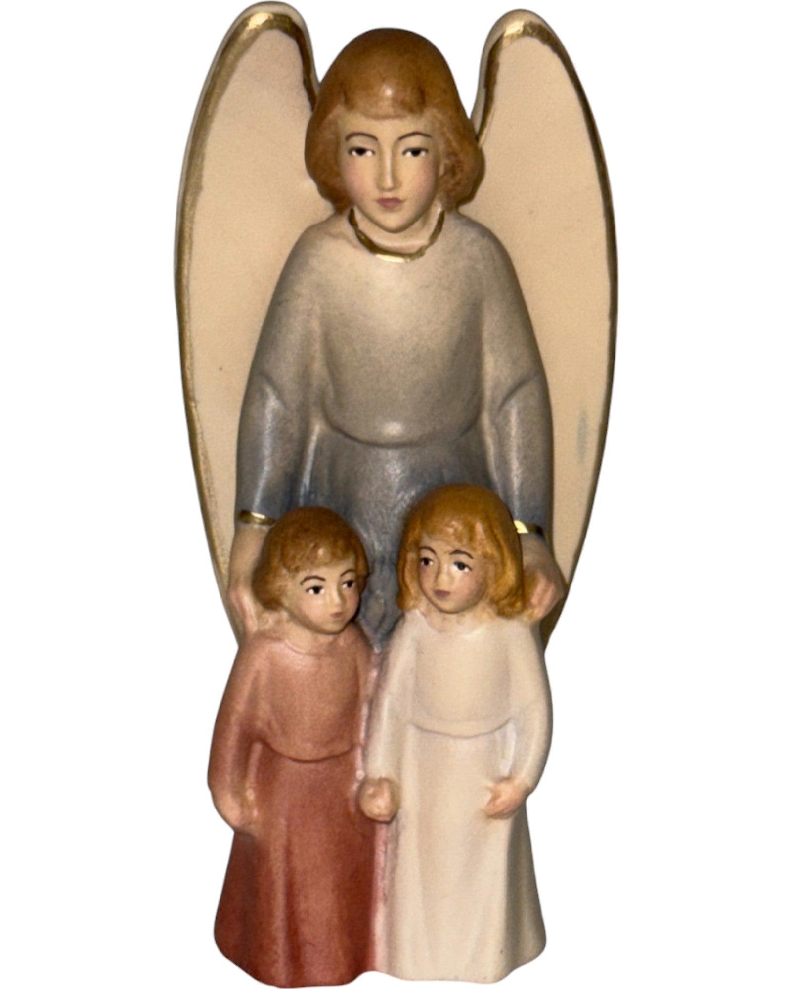 The Guardian Angel with Boy and Girl - Blue cloth