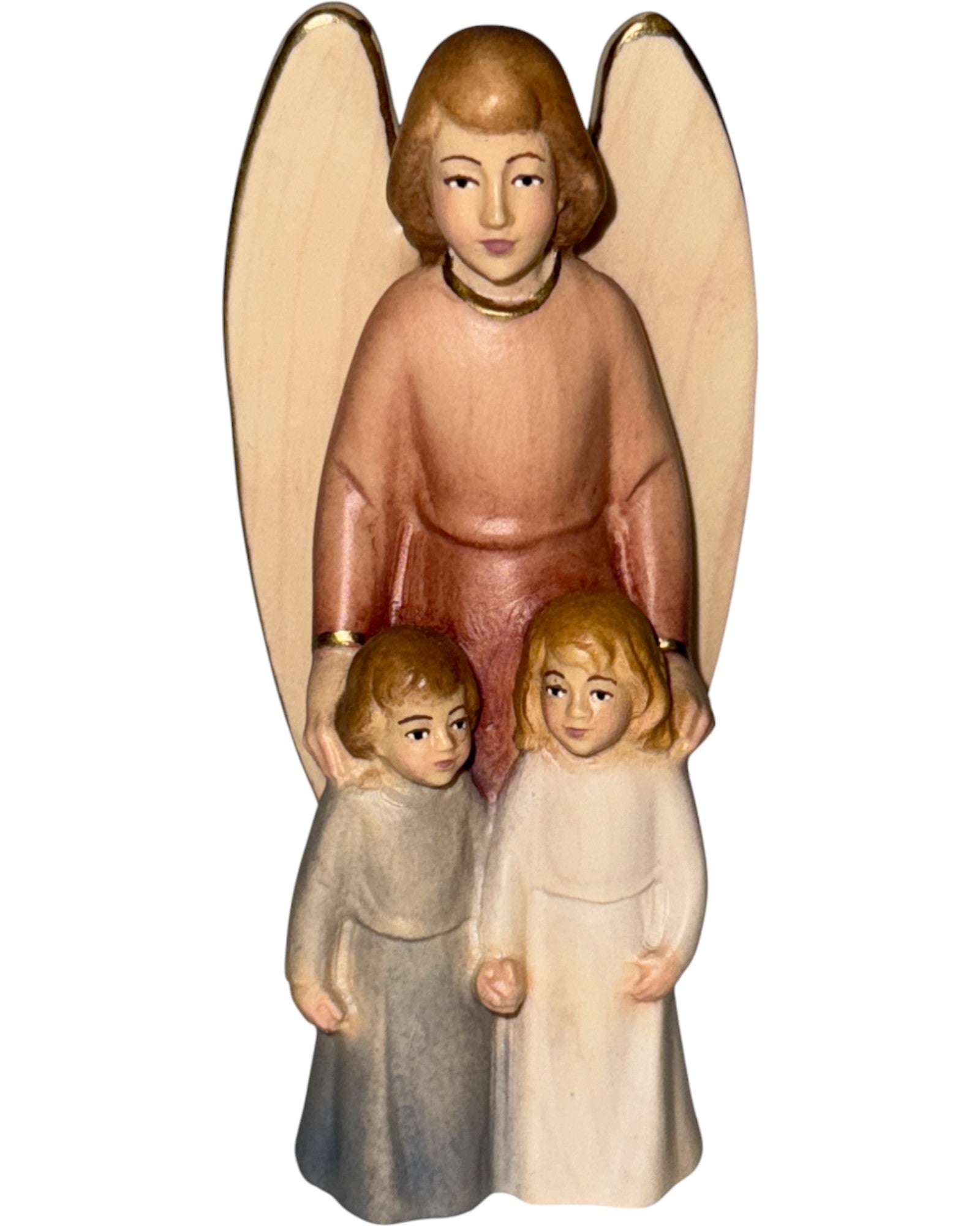 The Guardian Angel with Boy and Girl - Blue cloth